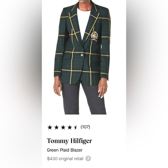 Tommy Hill Blazer, perfect for the holidays perfect color for the right season - Picture 3 of 17